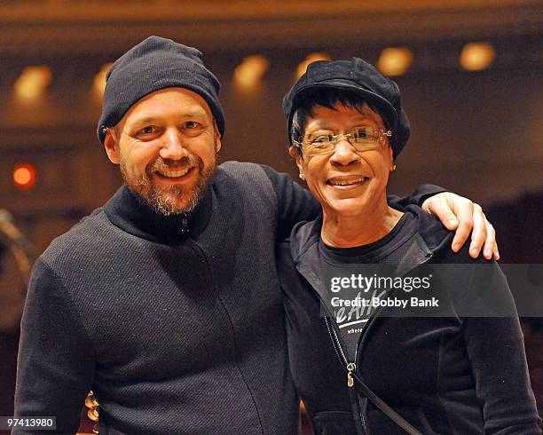 Michael Dorf, promoter of The Music of The Who and Bettye LaVette attends the Music Of The Who at Carnegie Hall rehearsals on March 2, 2010 in New...