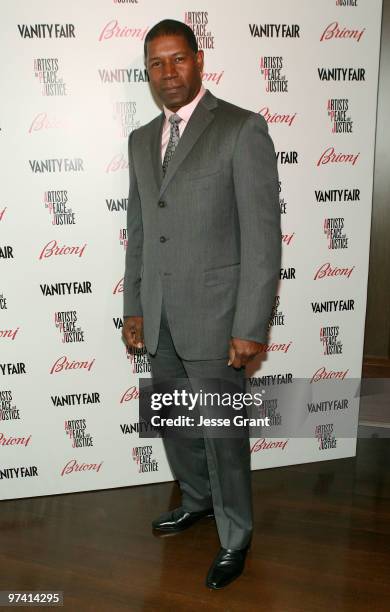 Actor Dennis Haysbert attends Artists for Peace and Justice hosted by Vanity Fair and Brioni held at Bar Nineteen 12 on March 3, 2010 in Beverly...