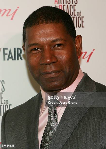 Actor Dennis Haysbert attends Artists for Peace and Justice hosted by Vanity Fair and Brioni held at Bar Nineteen 12 on March 3, 2010 in Beverly...