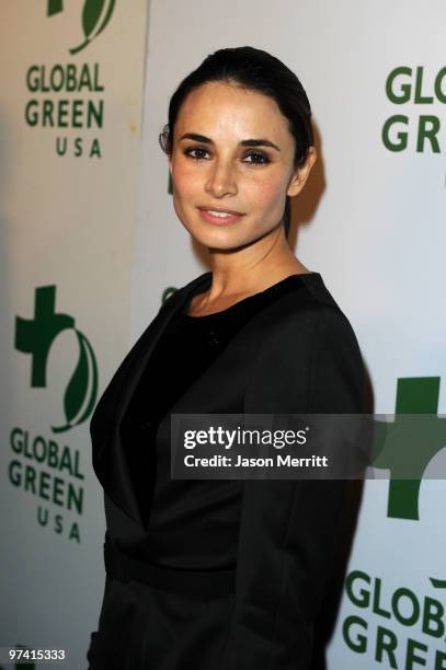 Singer/actress Mia Maestro arrives at Global Green USA's 7th Annual Pre-Oscar Party at Avalon on March 3, 2010 in Hollywood, California.