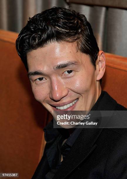 Actor Rick Yune attends Artists for Peace and Justice hosted by Vanity Fair and Brioni held at Bar Nineteen 12 on March 3, 2010 in Beverly Hills,...