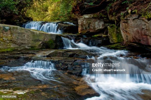 boren shoals waterfall north carolina - bohren stock pictures, royalty-free photos & images