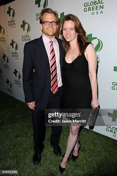 Of Global Green USA Matt Petersen and Justine Musk arrive at Global Green USA's 7th Annual Pre-Oscar Party at Avalon on March 3, 2010 in Hollywood,...