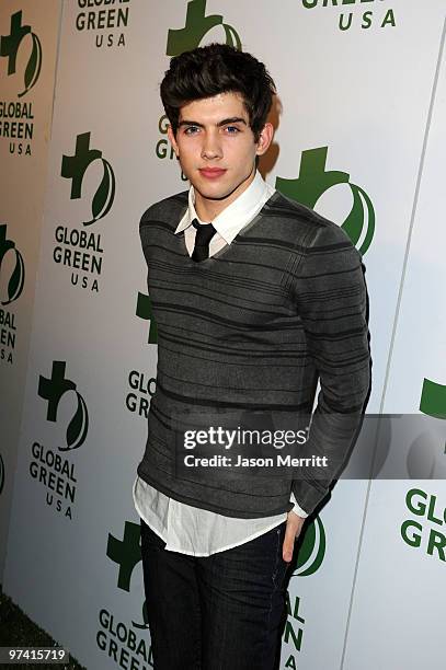 Actor Carter Jenkins arrives at Global Green USA's 7th Annual Pre-Oscar Party at Avalon on March 3, 2010 in Hollywood, California.