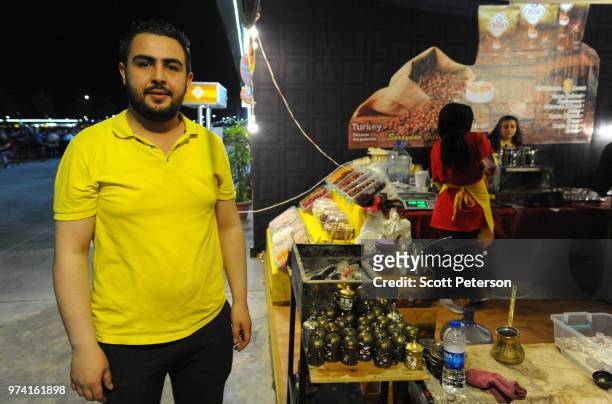 June 10: Osman Sahin, owner of a Turkish coffee business and a strong supporter of the ruling Justice and Development Party , poses for a portrait at...
