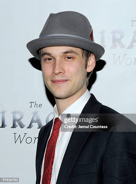 Actor Tobias Segal attends the after party for the Broadway opening of "The Miracle Worker" at Crimson on March 3, 2010 in New York City.