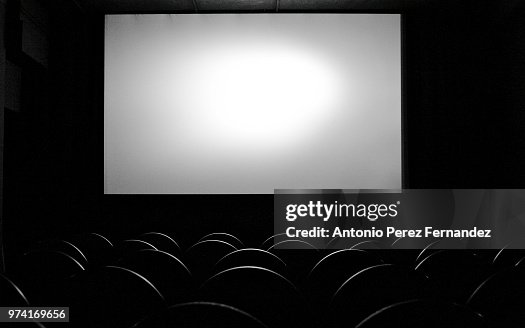 Empty movie theater, Berlin, Germany Empty movie theater, Berlin, Germany