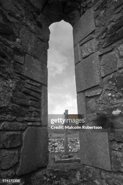 kildalton cross - malcolm blight stockfoto's en -beelden