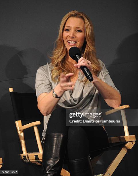 Lisa Kudrow promotes "Who Do You Think You Are?" at the Apple Store Soho on March 3, 2010 in New York City.