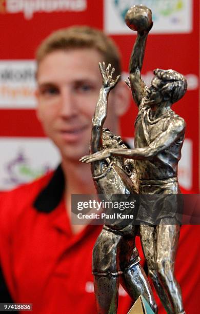 Shawn Redhage captain of the Wildcats looks on at a press conference during the NBL Grand Final Series launch at Challenge Stadium on March 4, 2010...