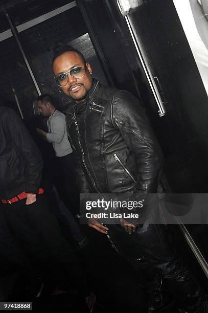 Apl.de.ap of The Black Eyed Peas attends TBEP After Party hosted by Bacardi at Voyeur Night Club on March 3, 2010 in Philadelphia, Pennsylvania.