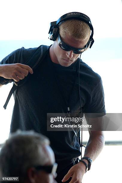 Mick Fanning of Australia competes in the Quiksilver Pro 2010 as part of the ASP World Tour at Snapper Rocks on March 4, 2010 in Coolangatta,...