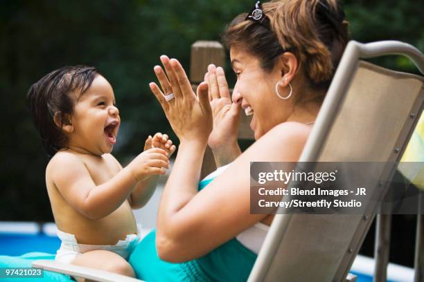 Clapping Mother Mom Clapping With Baby Photos and Premium High Res Pictures - Getty Images