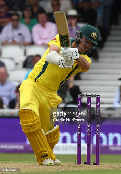 Travis Head of Australia during One Day International Series match between England and Australia at Kia Oval Ground, London, England on 13 June 2018.