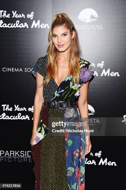 Model Ashley Haas attends "The Year Of Spectacular Men" New York Premiere at The Landmark at 57 West on June 13, 2018 in New York City.