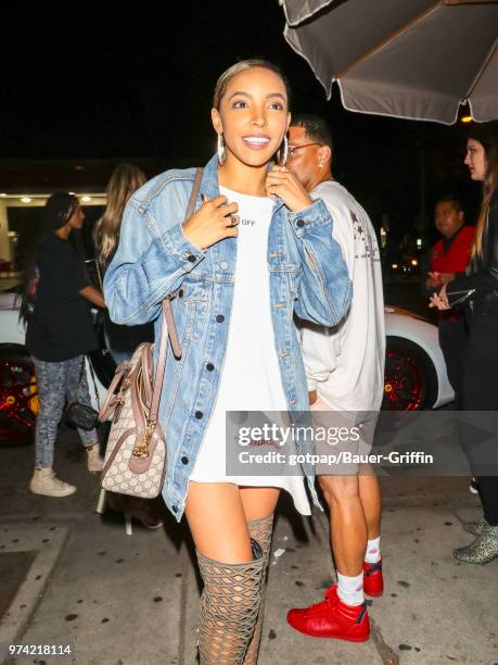 Tinashe Kachingwe is seen on June 14, 2018 in Los Angeles, California.