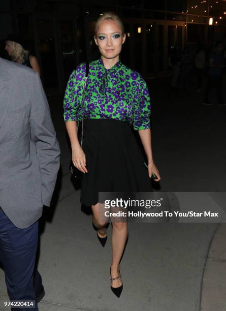 Pom Klementieff is seen on June 13, 2018 in Los Angeles, California.