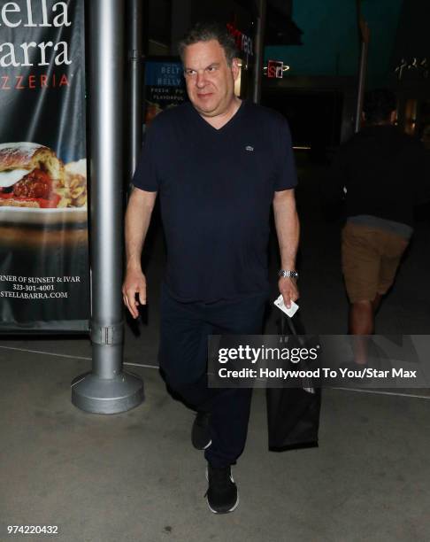 Jeff Garlin is seen on June 13, 2018 in Los Angeles, California.