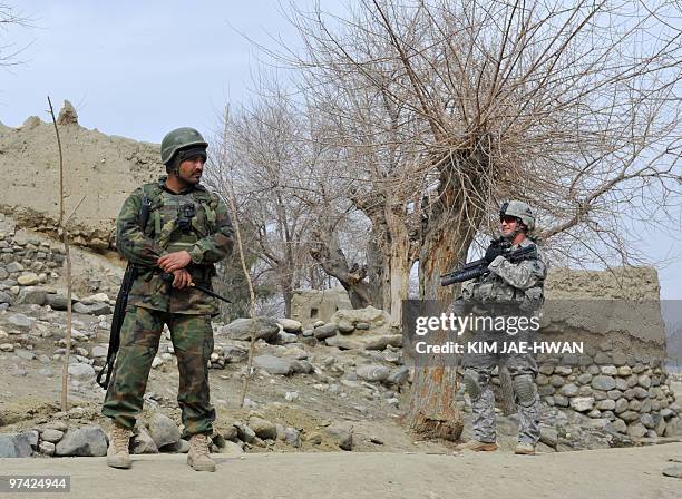 Afghanistan-unrest-US-military,FOCUS by Ben Sheppard This photo taken on February 22, 2010 shows a US 4th Infantry Division, 4th Infantry Brigade...