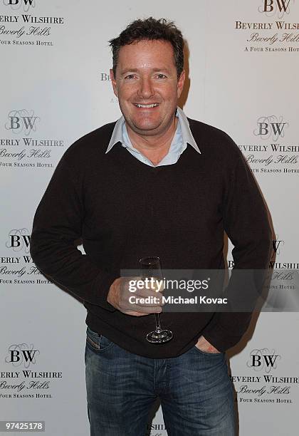 Personality Piers Morgan attends the Pre-Oscar Poolside Party benefiting The Red Cross Haiti & Chile Relief Fund at the Beverly Wilshire - Four...