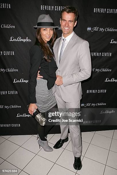 Cameron Mathison and wife Vanessa arrive at the "All My Children" 40th Anniversary Celebration hosted by Los Angeles Magazine at The Beverly Center...