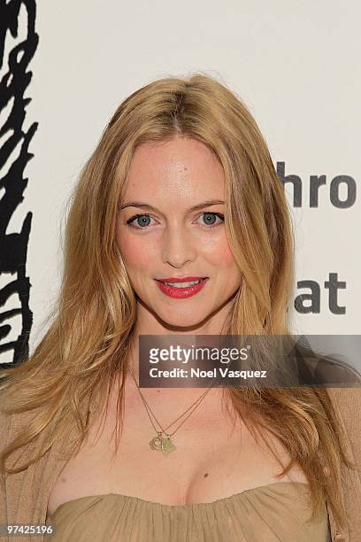 Heather Graham attends the ManifestEquality opening night party on March 3, 2010 in Hollywood, California.