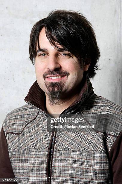 Director Scandar Copti poses for a picture at a portrait session for his new movie 'Ajami' at cinema Kulturbrauerei on March 3, 2010 in Berlin,...