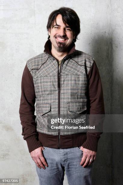 Director Scandar Copti poses for a picture at a portrait session for his new movie 'Ajami' at cinema Kulturbrauerei on March 3, 2010 in Berlin,...