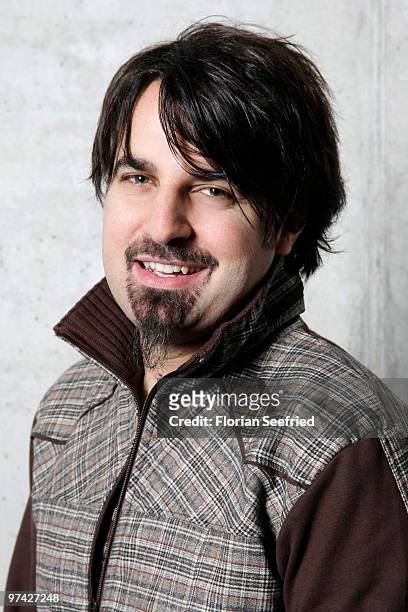Director Scandar Copti poses for a picture at a portrait session for his new movie 'Ajami' at cinema Kulturbrauerei on March 3, 2010 in Berlin,...
