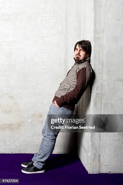 Director Scandar Copti poses for a picture at a portrait session for his new movie 'Ajami' at cinema Kulturbrauerei on March 3, 2010 in Berlin,...