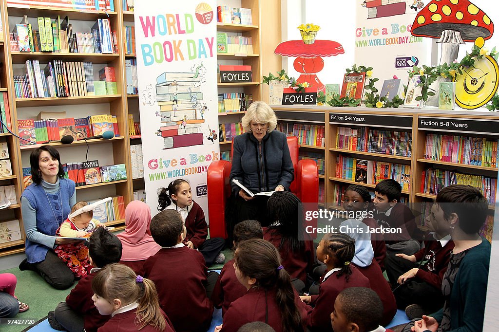 The Duchess Of Cornwall Joins Children To Celebrate World Book Day