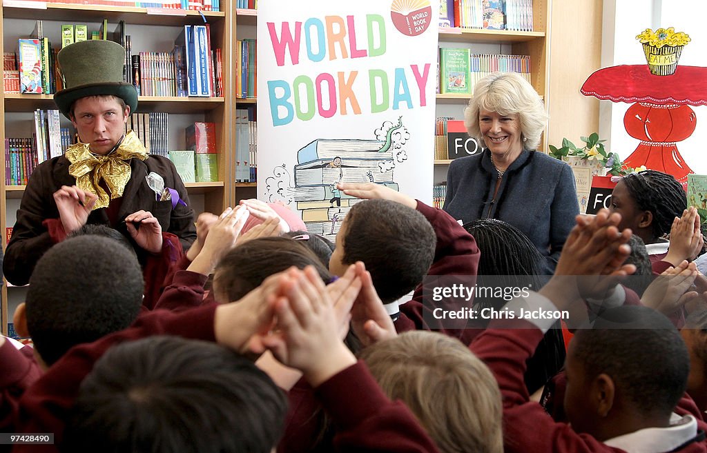 The Duchess Of Cornwall Joins Children To Celebrate World Book Day