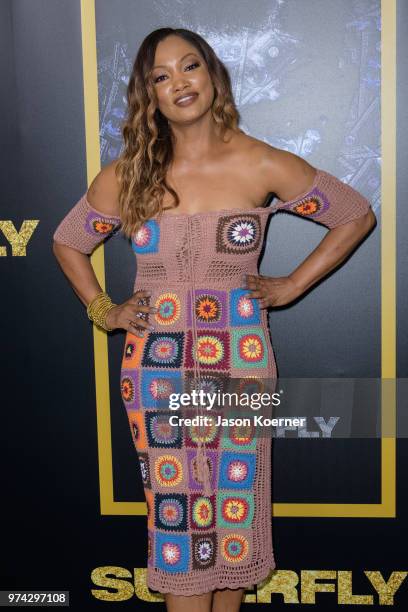 Garcelle Beauvais attends Opening Night Screening "Superfly" at the FIllmore Miami Beach during the 22nd Annual American Black Film Festival on June...