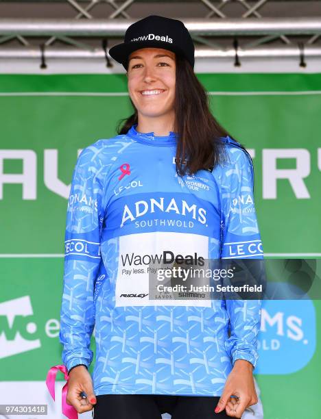 Podium / Danielle Rowe of The Great Britain and Team WaowDeals Pro Cycling Blue Best British Rider / Celebration / Trophy / during the 5th OVO Energy...