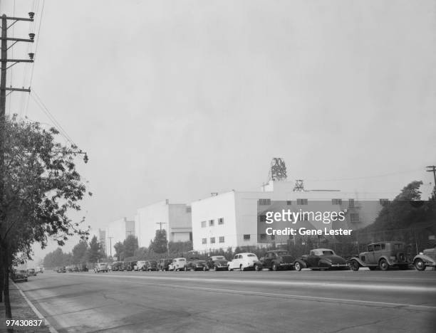 The 20th Century Fox film studios in Los Angeles, California, 1947.