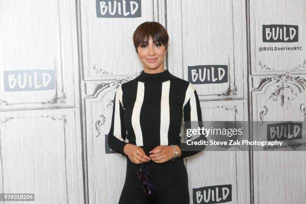 Actress/Singer Jackie Cruz visits Build Series to discuss "La Hora Loca" at Build Studio on June 14, 2018 in New York City.