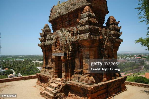 poklong garai tower - ninh thuan province - garau stock pictures, royalty-free photos & images