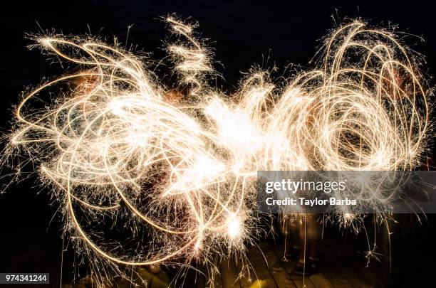 sparklers - barba stock pictures, royalty-free photos & images