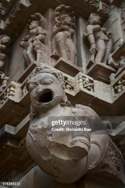 khajuraho - khajuraho statues stock pictures, royalty-free photos & images