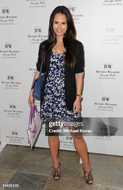 Actress Jordana Brewster attends the Pre-Oscar Poolside Party benefiting The Red Cross Haiti & Chile Relief Fund at the Beverly Wilshire - Four...