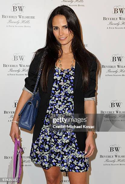 Actress Jordana Brewster attends the Pre-Oscar Poolside Party benefiting The Red Cross Haiti & Chile Relief Fund at the Beverly Wilshire - Four...