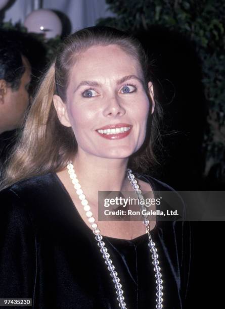 Allison Stern attend Fifth Annual Rita Hayworth Alzheimer's Benefit Gala on October 11, 1989 at the Seagram's Building in New York City.