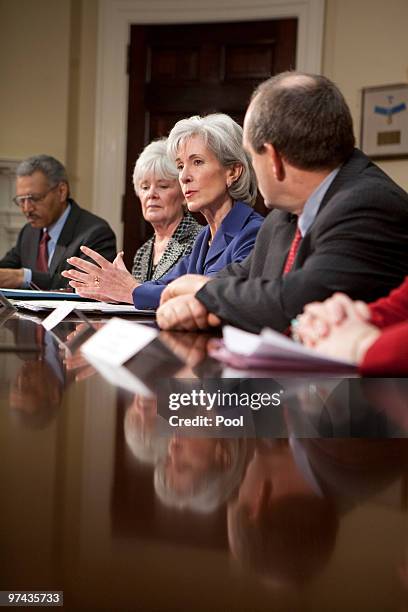 Aetna Chairman, CEO & President Ronald Williams , Pennsylvania Insurance Commissioner Joel Ario , U.S. Health and Kansas Insurance Commissioner Sandy...