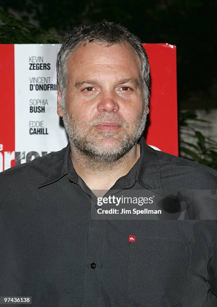 Actor Vincent D'Onofrio attends "The Narrows" premiere at Bottino on June 19, 2009 in New York City.