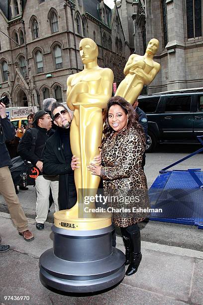 "The View" co-host, Sherri Shepherd attends the delivery of eight-foot tall Oscar statues for the 82nd Annual Academy Awards New York viewing party...