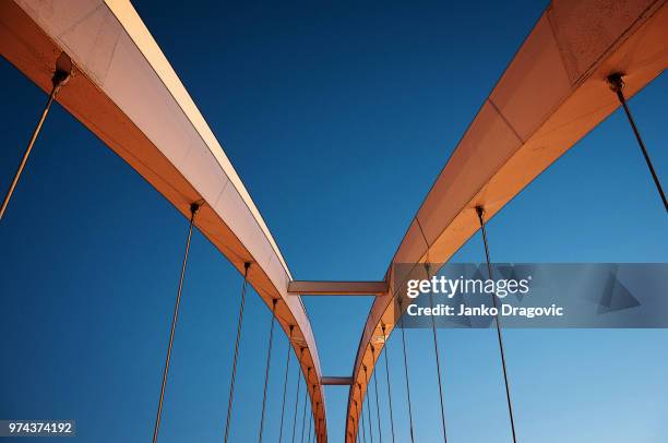 sketched bridge - dragovic stock pictures, royalty-free photos & images