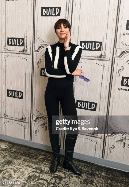 Singer and actress Jackie Cruz visits Build Series to discuss her album "La Hora Loca" at Build Studio on June 14, 2018 in New York City.