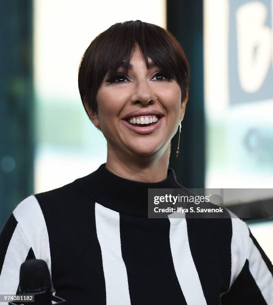 Singer and actress Jackie Cruz visits Build Series to discuss her album "La Hora Loca" at Build Studio on June 14, 2018 in New York City.