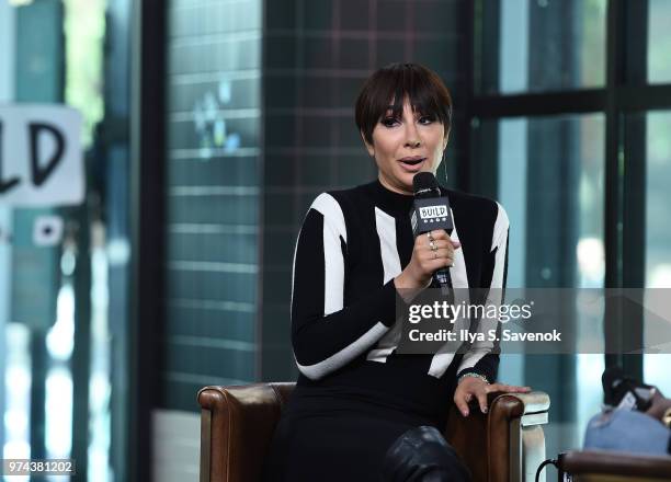 Singer and actress Jackie Cruz visits Build Series to discuss her album "La Hora Loca" at Build Studio on June 14, 2018 in New York City.