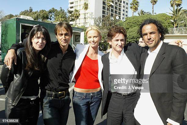 Patty Jenkins, Stuart Townsend, Charlize Theron, Sean Penn and Alejandro González Iñárritu
